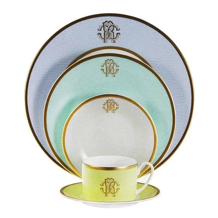 Lizzard Sunrise tea set for 6 people