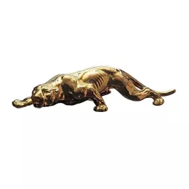 Sculpture "Leopard gold"