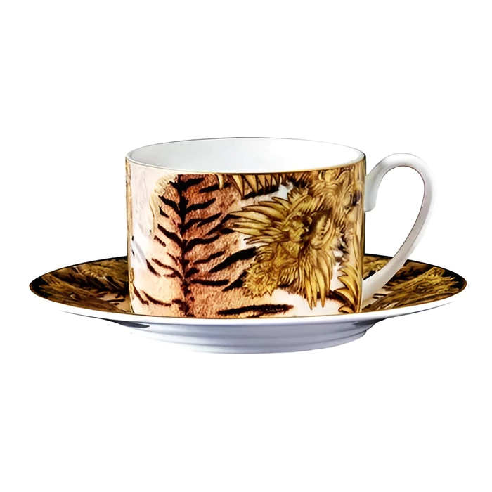 Tiger Wings Tea Cup and Saucer