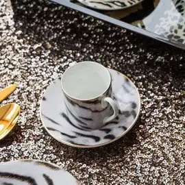 Чашка с блюдцем для чая "Tiger"