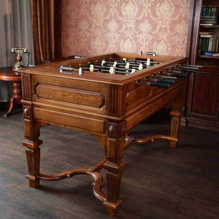Exclusive vintage table football made of oak "Vintage Classic"