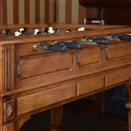 Эксклюзивный винтажный настольный футбол из дуба "Vintage Classic"