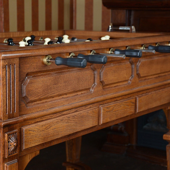 Exclusive vintage table football made of oak "Vintage Classic"
