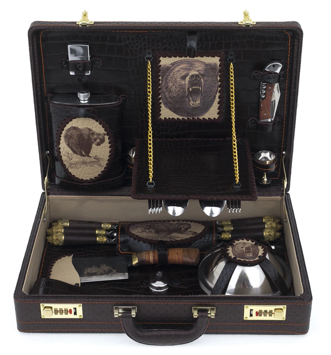 Picnic set "Bear" (dark)