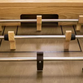 Exclusive vintage table football made of oak "Royal Classic"