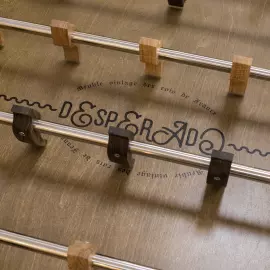 Exclusive vintage table football made of oak "Royal Classic"