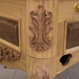 Exclusive vintage table football made of oak "Royal Classic"