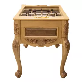 Exclusive vintage table football made of oak "Royal Classic"