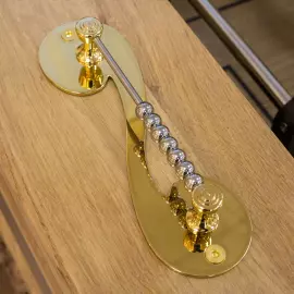 Exclusive vintage table football made of oak "Royal Classic"