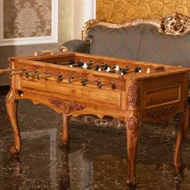 Exclusive vintage table football made of oak "Imperial Classic"