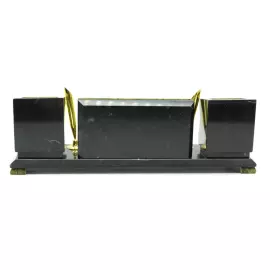 Настольный набор из змеевика "Россия" с гербом РФ