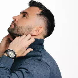 Наручные механические часы с автоподзаводом Mikhail Moskvin "Elegance" черные