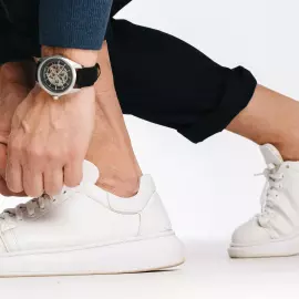 Наручные механические часы с автоподзаводом Mikhail Moskvin "Elegance" черные