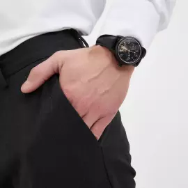 Наручные механические часы с автоподзавод Mikhail Moskvin "Elegance" черные