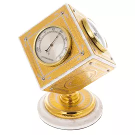 The weather station on the marble "Cube" Zlatoust