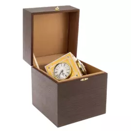 The weather station on the marble "Cube" Zlatoust