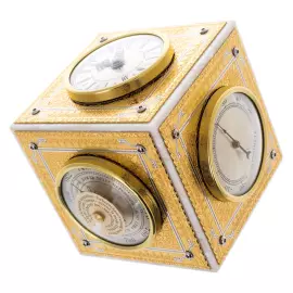 The weather station on the marble "Cube" Zlatoust