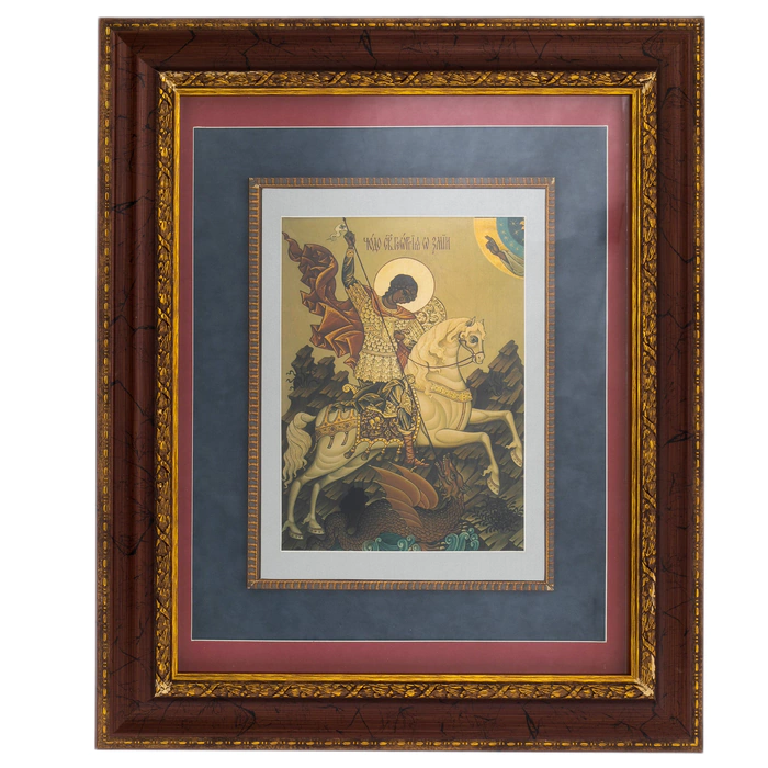 Painting on gold "George the Victorious"