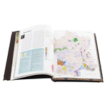 Книга в кожаном переплете "Вино. Атлас мира" в коробе