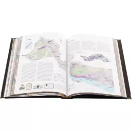 Книга в кожаном переплете "Вино. Атлас мира" в коробе
