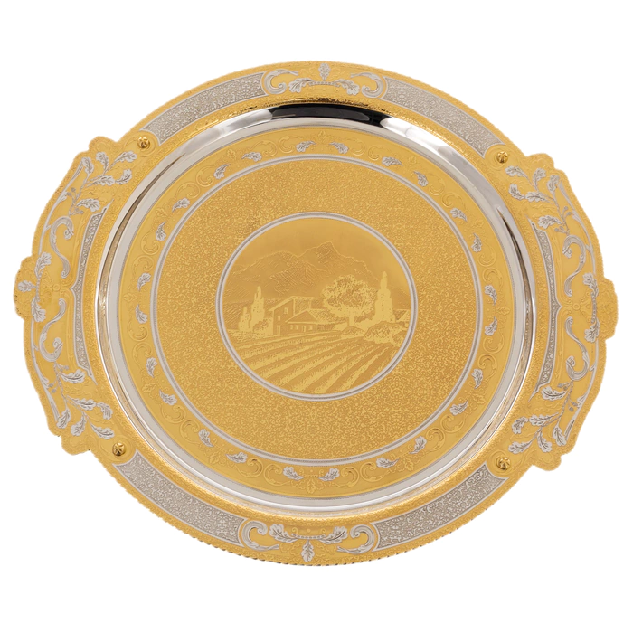 Platter "House in the mountains", Zlatoust