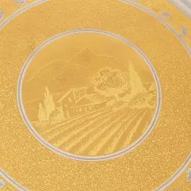 Блюдо-поднос "Домик в горах", Златоуст