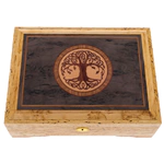 Шкатулка из карельской березы "Древо"