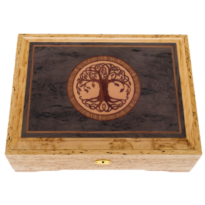Karelian birch casket "Tree"