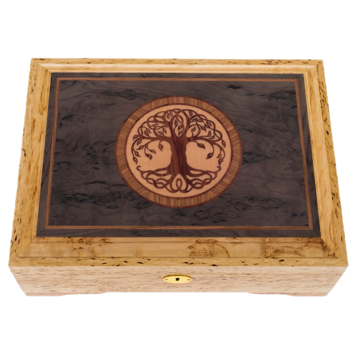 Karelian birch casket "Tree"