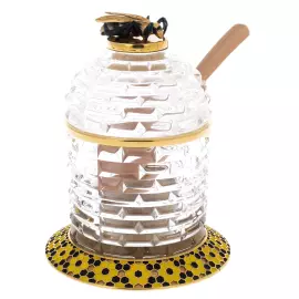 Медовница из хрусталя "Пчела", Златоуст