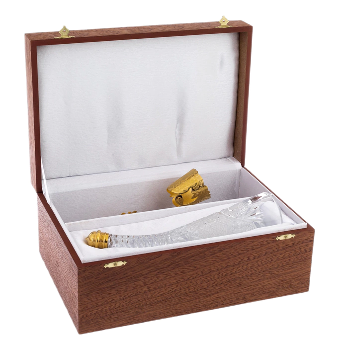 A souvenir made of crystal "Cornucopia" Zlatoust
