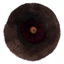 Souvenir made of sable and amber fur "Monomakh's Hat"