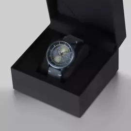 Наручные механические часы с автоподзаводом Lincor "Спутник" голубые