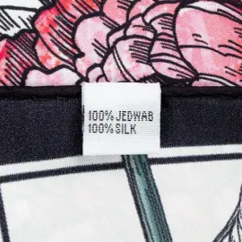 Платок шелковый "Delicate" пионы Платок шелковый "Delicate" пионы