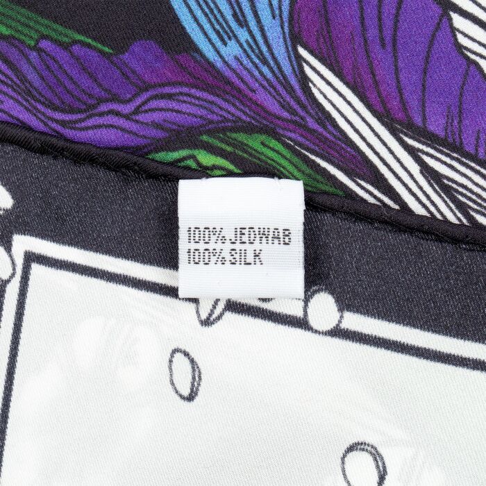 Silk scarf "Delicate" irises