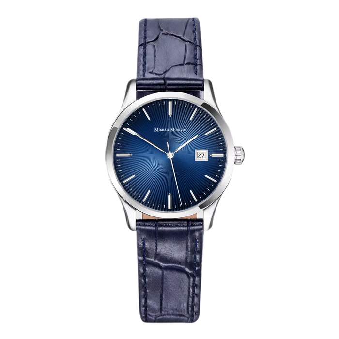 Наручные кварцевые часы Mikhail Moskvin Elegance с синим ремешком
