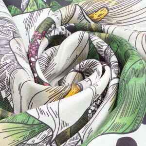 Silk handkerchief "Delicate" calla