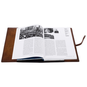 A gift book in a leather cover "The main documents. The Foreign Intelligence Service of the Russian Federation"