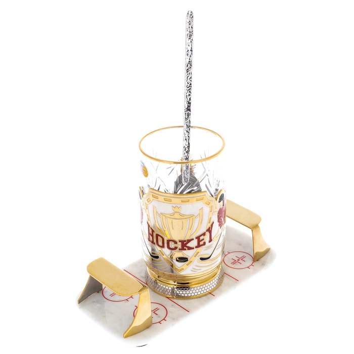 Hockey cup holder on a stand, Zlatoust