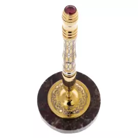 Handle on a jasper stand, Zlatoust