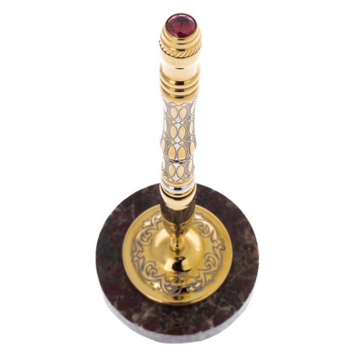 Handle on a jasper stand, Zlatoust