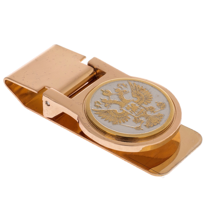 Clip for banknotes "Coat of Arms of the Russian Federation" Zlatoust