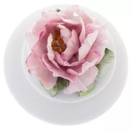 Шкатулка малая "Горошина" с розой, в подарочной коробке