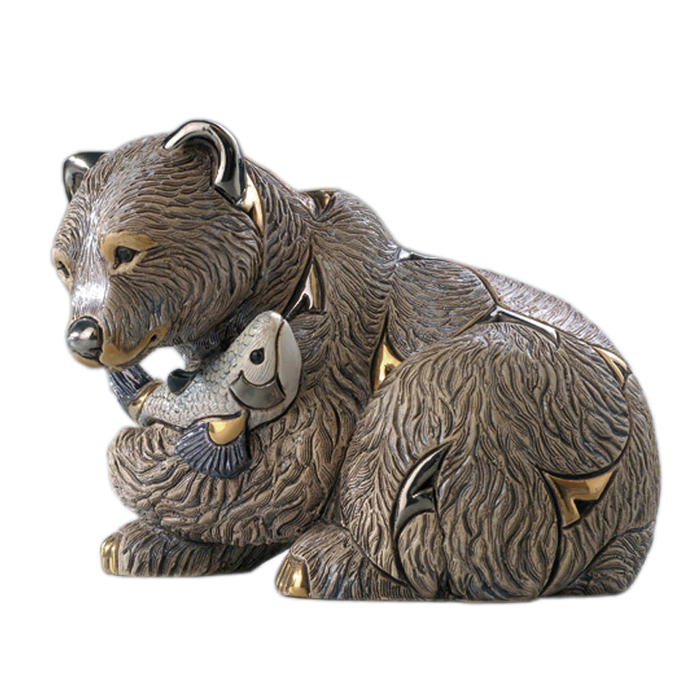 Ceramic figurine "Grizzly Bear"