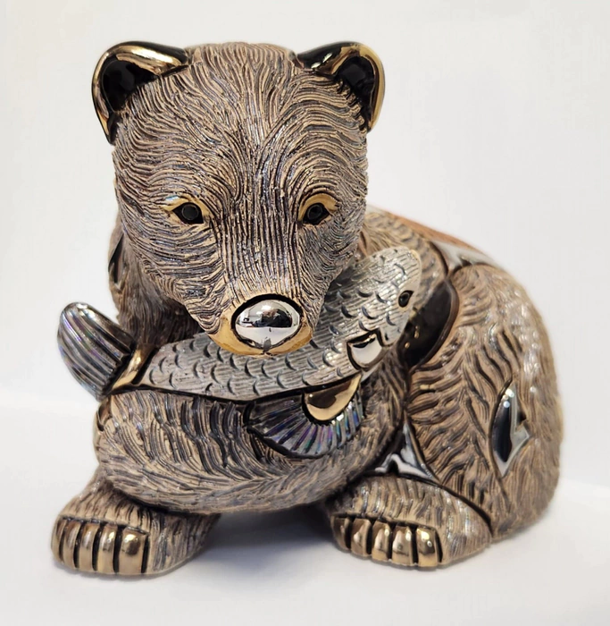 Ceramic figurine "Grizzly Bear"