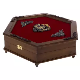 Набор для водки "Императорский гексагон" с панно, на 6 персон