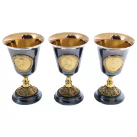 Набор для водки "Императорский гексагон" с панно, на 6 персон