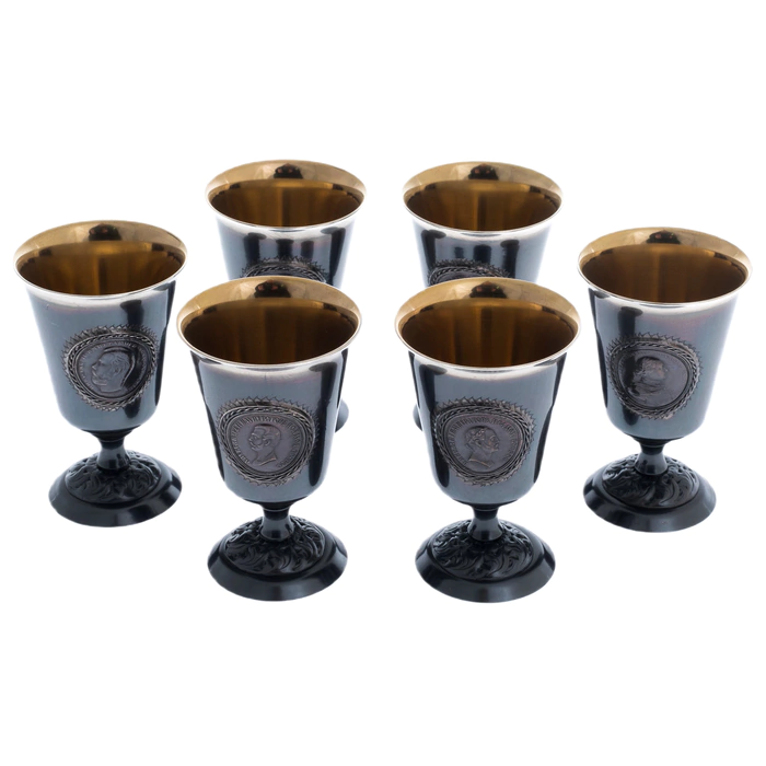 Vodka set "Tsarskaya stack" for 6 people