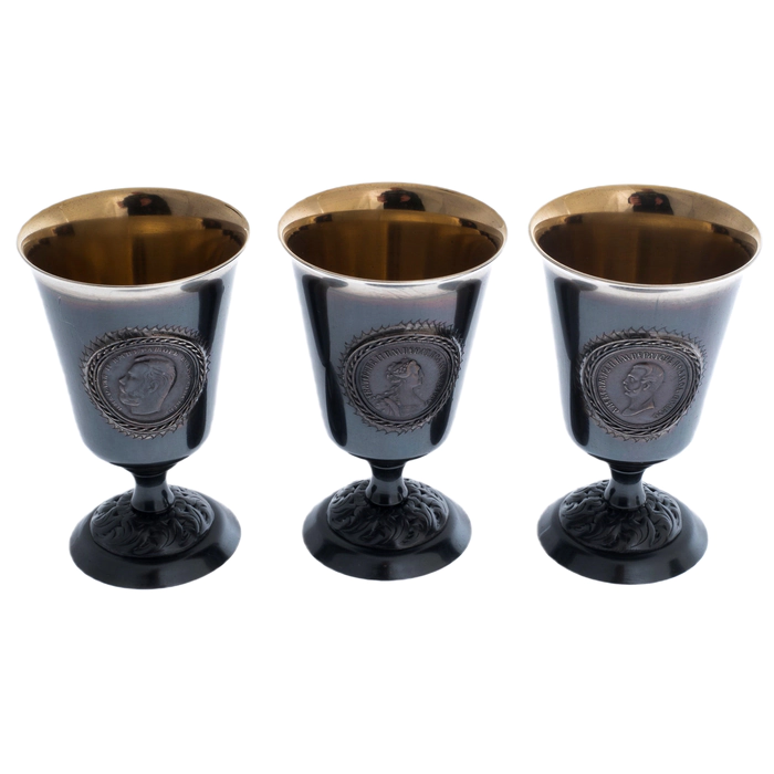 Vodka set "Tsarskaya stack" for 6 people