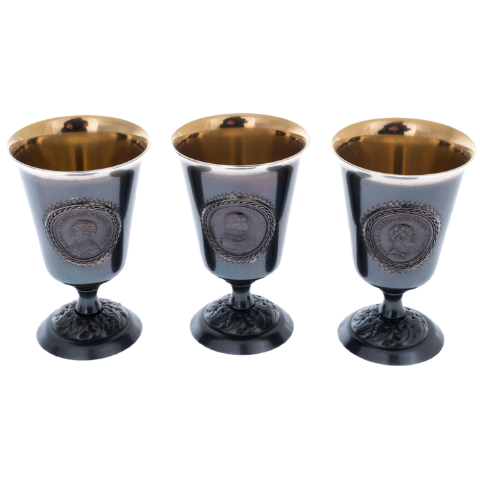 Vodka set "Tsarskaya stack" for 6 people